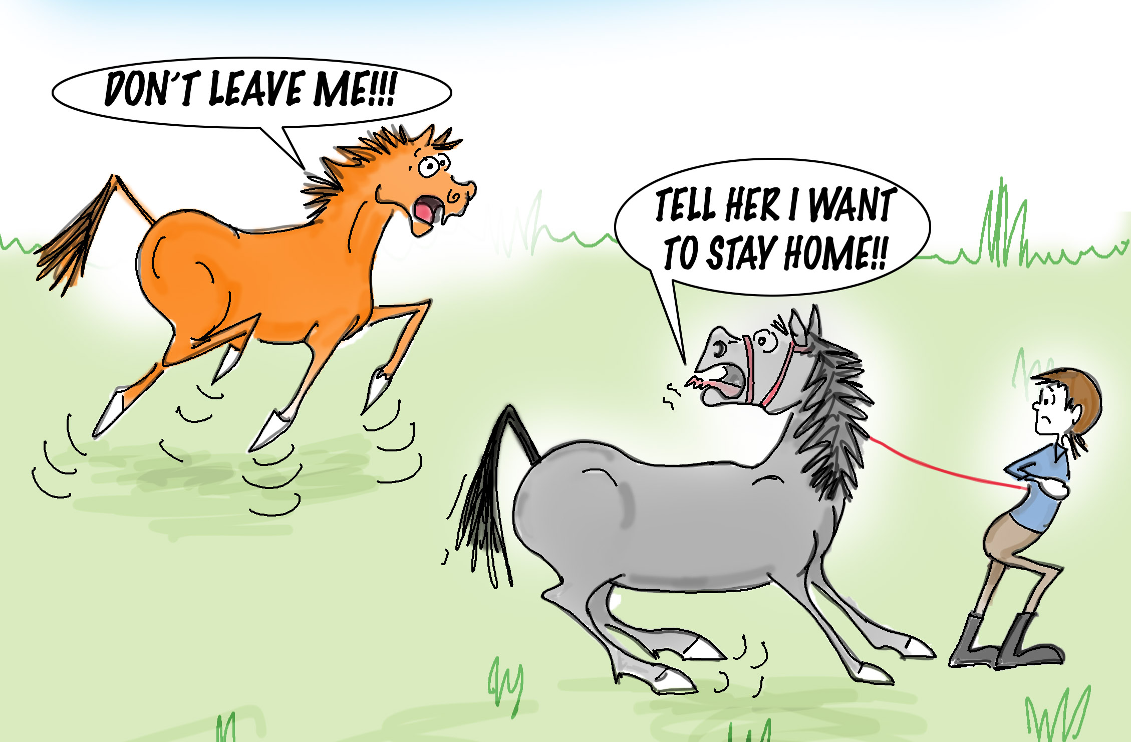 Horses at Home, Sweet Home